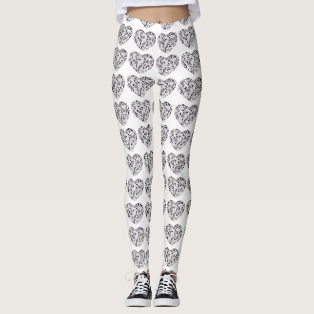 Leggings Coração Fofo (Frente)