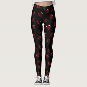 Leggings Coração Precioso Escuro