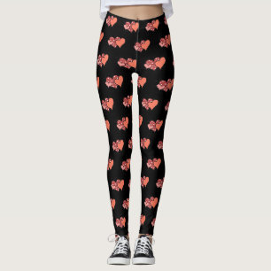 Leggings Corações de São Valentim