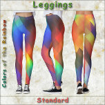 LEGGINGS - Cores do arco-íris<br><div class="desc">Para aqueles de vocês que gostam de cores vistas e ousadas, este design oferece cada cor do arco-íris, e talvez alguns outros. Disponível em cinco dimensões femininas (XS, S, M, L, XL). Consulte a descrição "Sobre este Produto" abaixo para obter informações gerais sobre o tamanho e o produto. A imagem...</div>