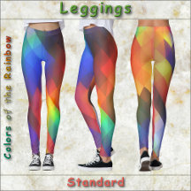 LEGGINGS - Cores do arco-íris