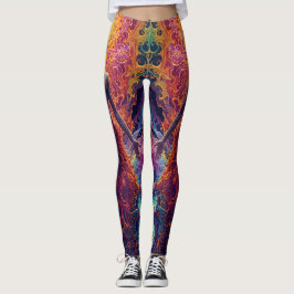 Leggings Cósmicas De Renascimento - Ar Visionário 