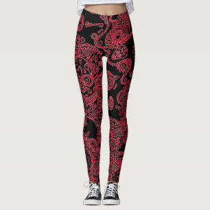 Leggings Crânio Açucarado