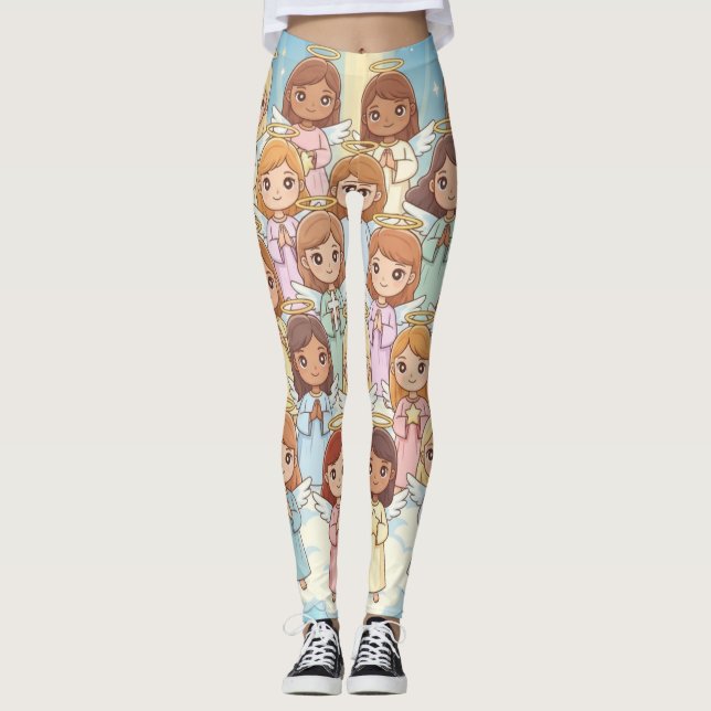 Leggings Cristãs de Pequenas Neves (Frente)