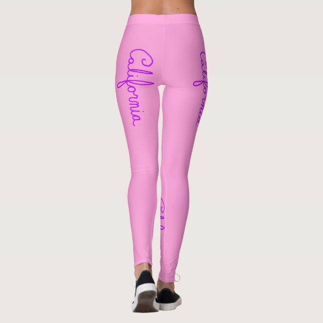 Leggings Cursivas da Califórnia (Verso)
