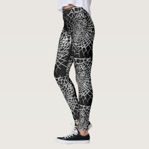 Leggings da aranha - Cobweb do Dia das Bruxas Góti