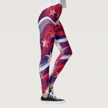 Leggings da bandeira americana