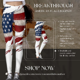 Leggings da Bandeira Americana Inovadoras