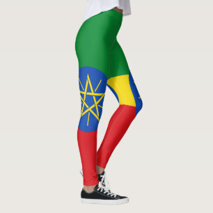 Leggings da Bandeira da Etiópia
