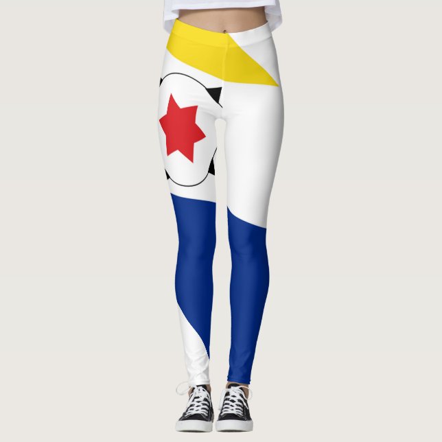 Leggings da bandeira da ilha Bonaire (Frente)