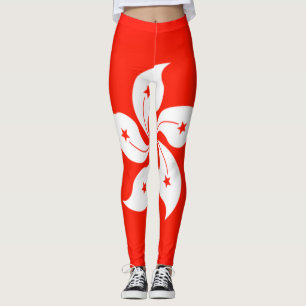 Leggings da bandeira de Hong Kong