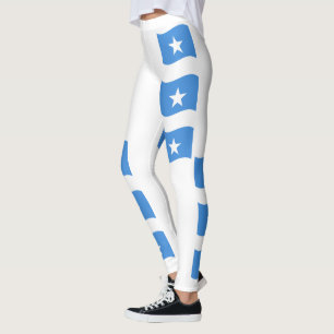 Leggings da Bandeira de Verão Costeira da Somália 