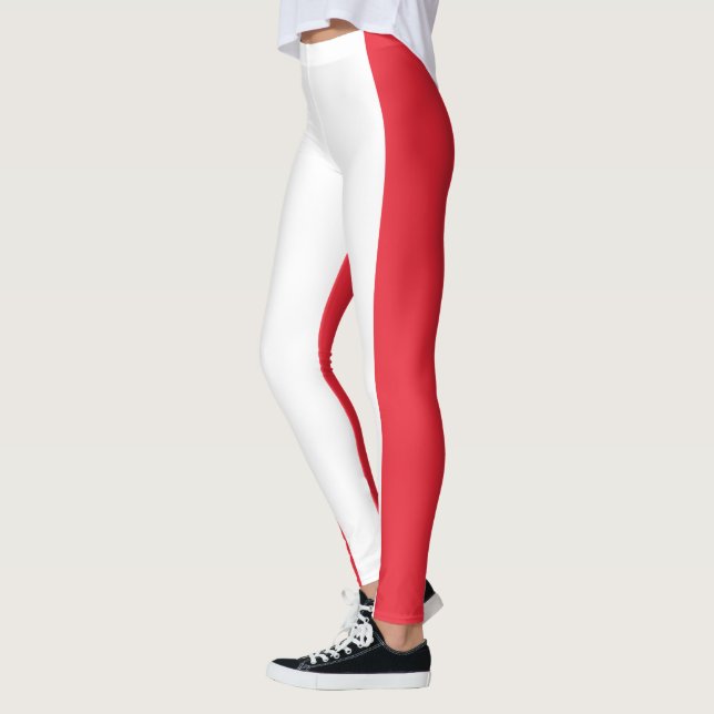 Leggings da Bandeira Patriótica Austríaca (Esquerda)
