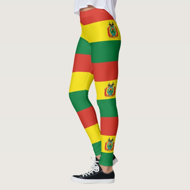 Leggings da Bandeira Patriótica da Bolívia (Esquerda)