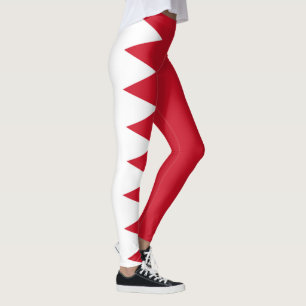 Leggings da Bandeira Patriótica do Bahrein