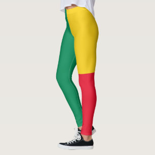 Leggings da Bandeira Patriótica do Benim