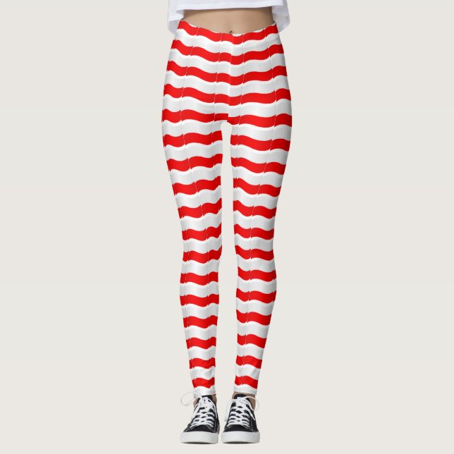 Leggings da Bandeira Polonesa (Frente)