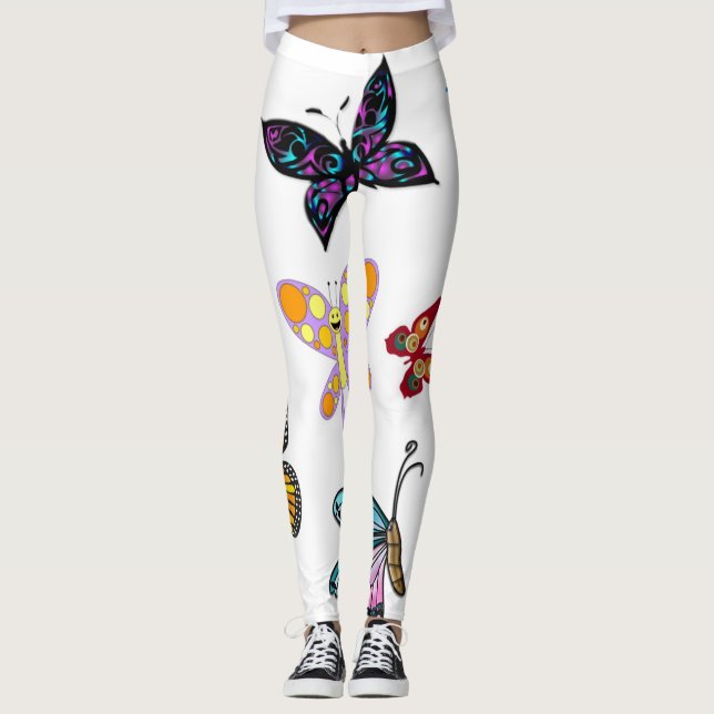 Leggings da borboleta (Frente)