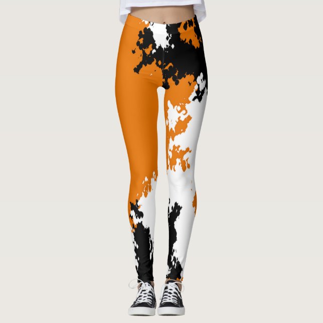 Leggings da Camo Moça Sassy - Mango Tango (Frente)