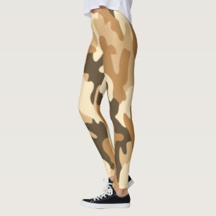 Leggings da Camouflage do Deserto