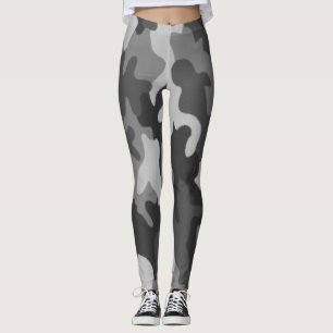 Leggings da Camuflagem de cinzas
