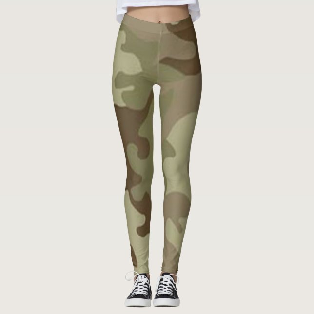 Leggings da Camuflagem Mossy Oak (Frente)