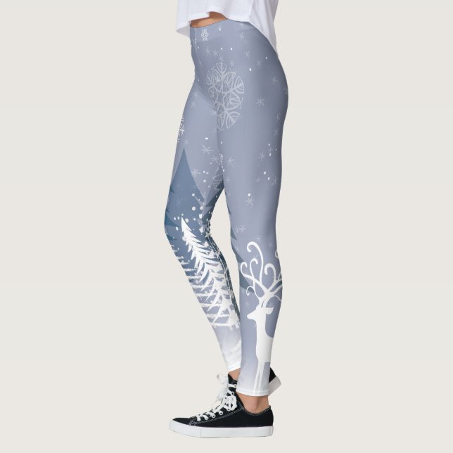 Leggings da Cena de inverno (Esquerda)