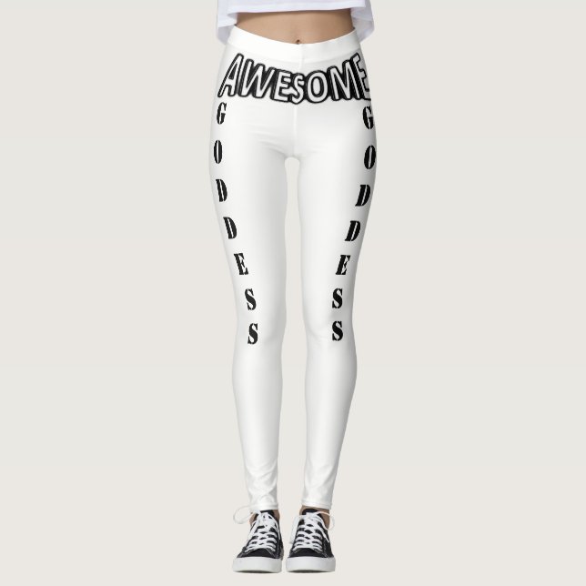 Leggings da Deusa - Garantidas para Levantar Sua B (Frente)