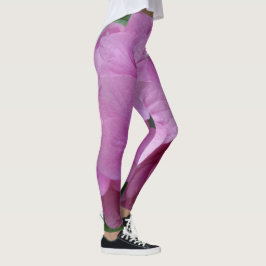 Leggings da Flor Hidrangea Rosa