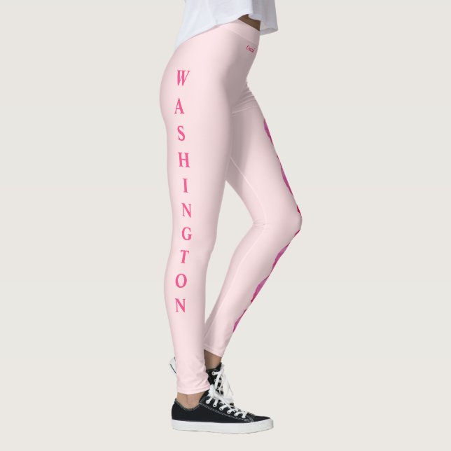 Leggings da Flor Rhododendron, cor-de-rosa, no Est (Direita)
