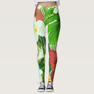 Leggings da floresta tropical úmida