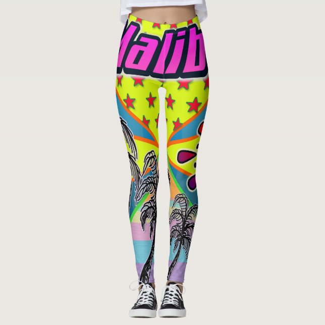 Leggings da Liberdade Malibu (Frente)