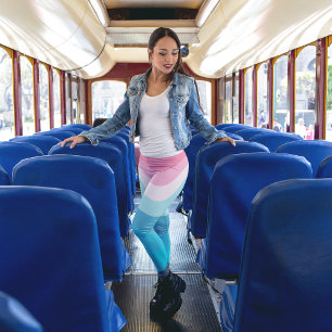 Leggings da Moda Arco-Íris