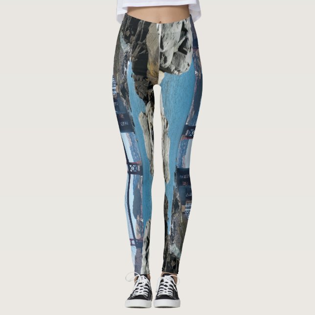 Leggings da ponte da porta do ouro (Frente)