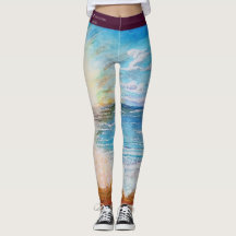 Leggings da praia do "Surf"