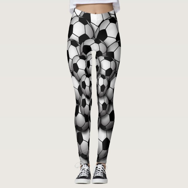 Leggings da temporada do futebol (Frente)