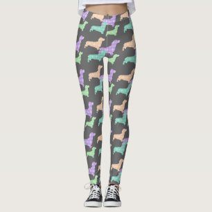 Leggings Dachshund e Argyle