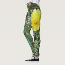 Leggings Dahlia verdes amarelas