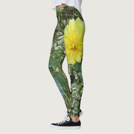 Leggings Dahlia verdes amarelas