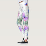 Leggings das borboletas de primavera<br><div class="desc">Leggings Primavera Joy - Borboletas coloridas voando na natureza Borboleta de pintura em aquarela e leggings de flores - Escolha / Adicione seu texto / cor favorito - Faça seu presente exclusivo - Redimensione e mova ou remova e adicione elementos com a ferramenta de personalização! - Desenho e Design por...</div>