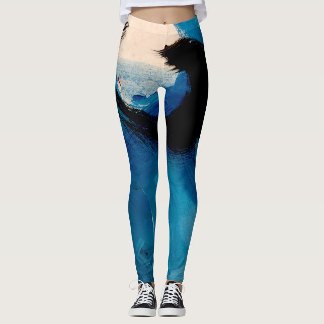 Leggings das Cenas do Oceano (Frente)