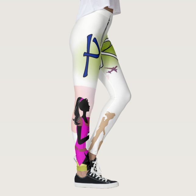 Leggings das férias da França de Paris (Direita)