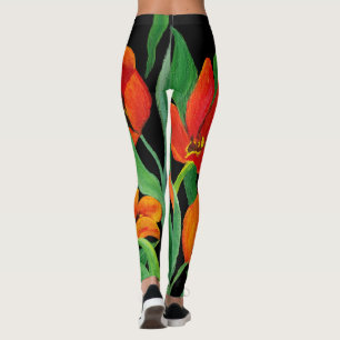 Leggings das Tulipas Vermelhas