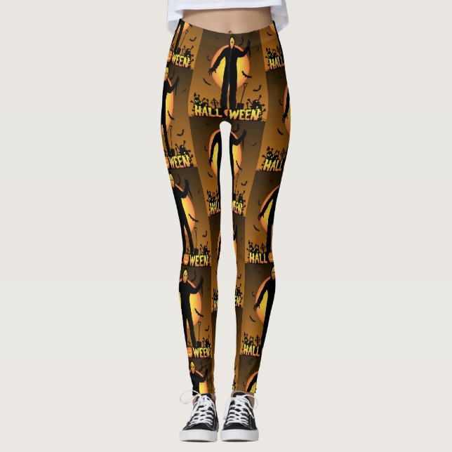 leggings de 13 zombie na sexta-feira (Frente)