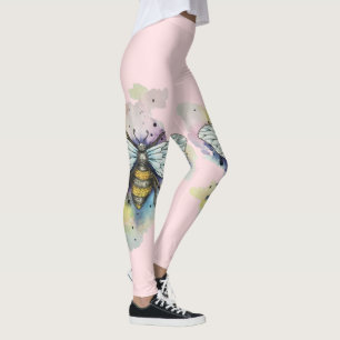 Leggings De Abelhas E Lixeiras