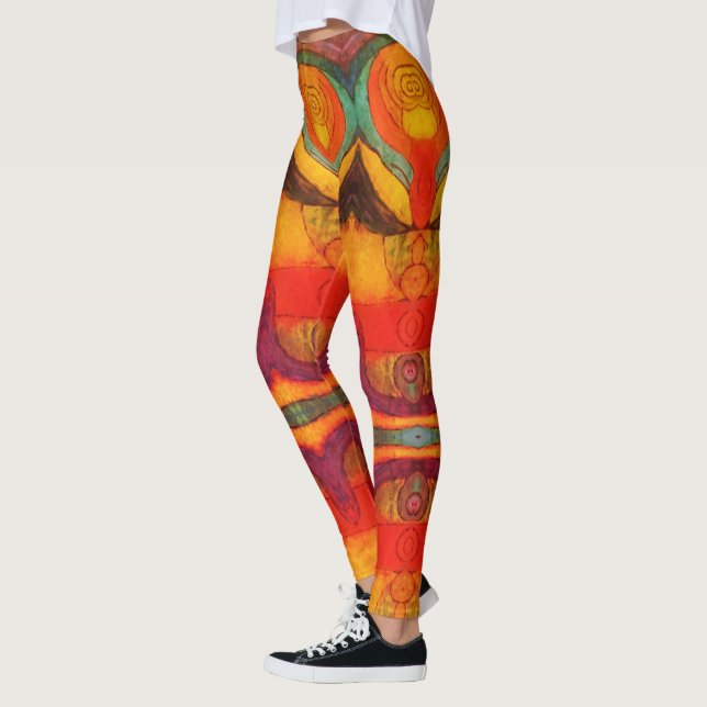 Leggings de abstrato (Esquerda)
