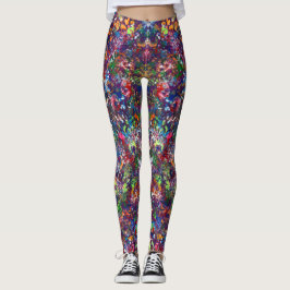 Leggings de abstrato Art