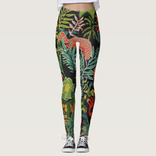 Leggings de Abstrato de arte lindas e tradicionais