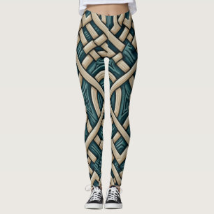 Leggings de Abstrato de arte lindas e tradicionais
