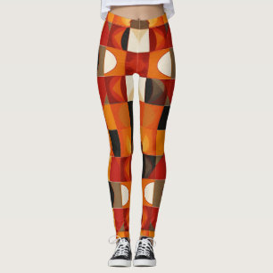 Leggings de Abstrato de arte lindas e tradicionais